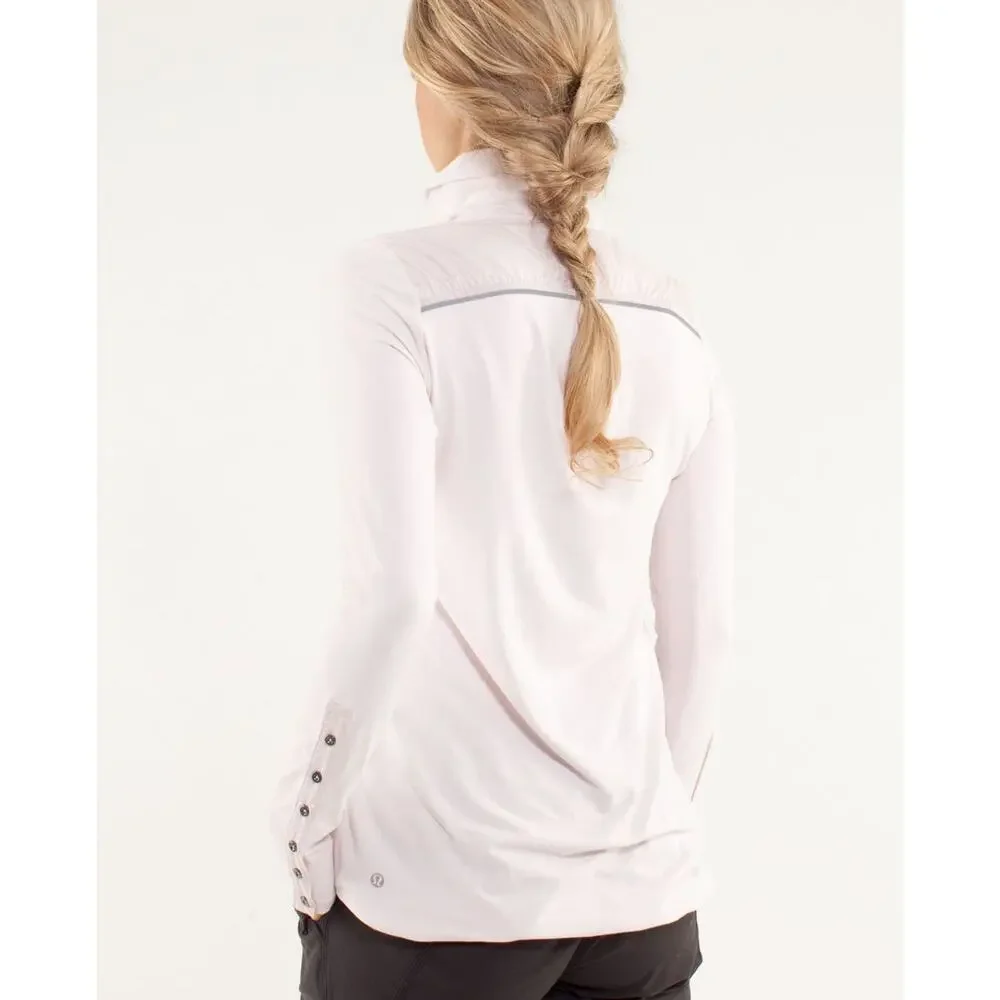 LULULEMON Neutral Pedal Power Long Sleeve Top X1 Women's Size 2 (XXS) 1333